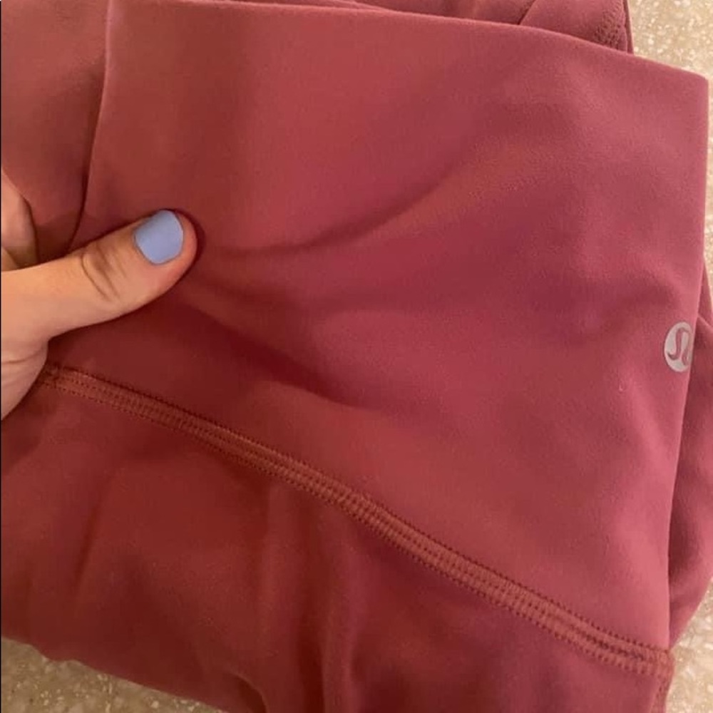 Lululemon align legging size 6. Dusty rose color.